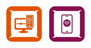 WIFI and Responsive Icon vector
