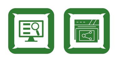 Monitor Screen and Share Icon vector