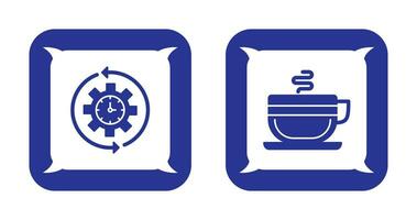 Coffee and Rotate  Icon vector