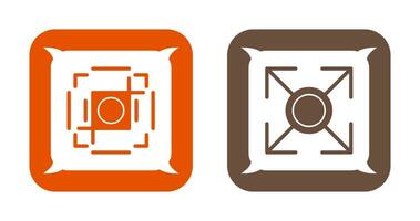 crop and expand Icon vector