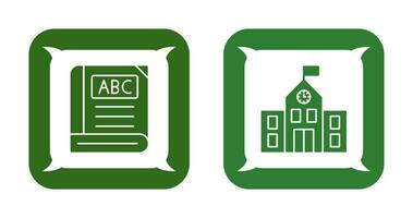 Book and School Icon vector