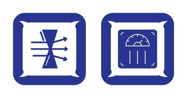 Dispersion and Weight Scale Icon vector