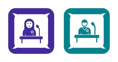 Candidate and Candidate Icon vector