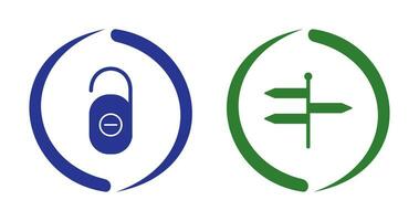 do not disturb and directions  Icon vector
