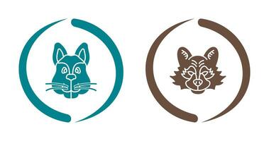 Squirrel and Raccoon Icon vector