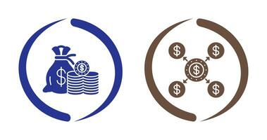 Saving and Distribution Icon vector