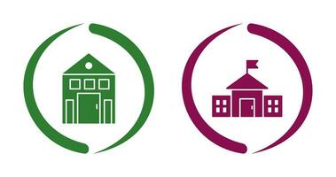Building and Presidentitial Icon vector