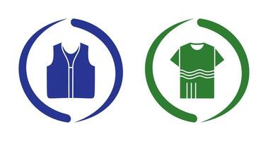Swimming Vest and Accessory Icon vector