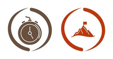 Deadline and Mission Icon vector