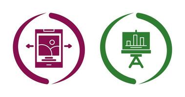 Swipe and Finance Icon vector