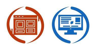 Layout and Usability Icon vector
