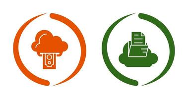 Cloud Computing and Cloud  Icon vector