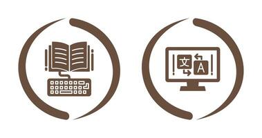 Study and Language Icon vector