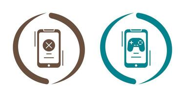 Block and Game Icon vector