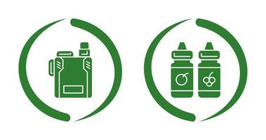 Vape and Vape Liquid Icon vector