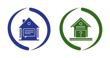 Message and Unknown Icon vector
