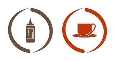 Sauce and Tea Icon vector