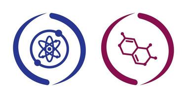 Proton and Molecule Icon vector