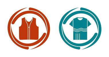 Swimming Vest and Accessory Icon vector