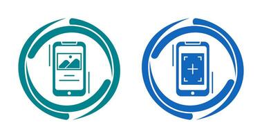 Gallery and Focus Icon vector