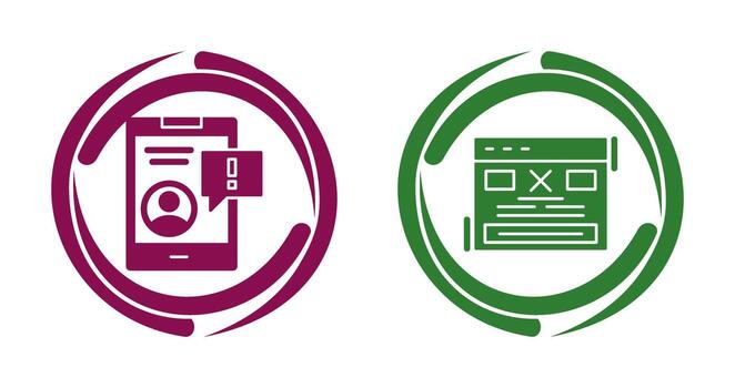 notificación y error icono vector