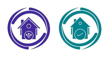 Vent and Houses Icon vector