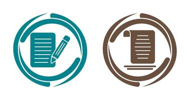 checklist and document  Icon vector