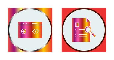 clean code and case study Icon vector