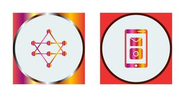 Networks and Mobile Applications Icon vector