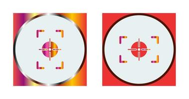 focus vertical and focus horizontal Icon vector