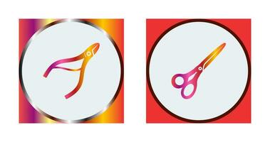 Nippers and Scissors Icon vector