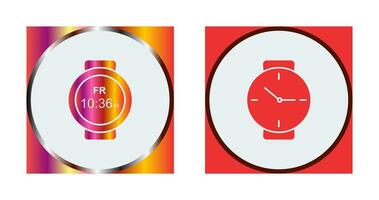 Deportes reloj y muñeca reloj icono vector