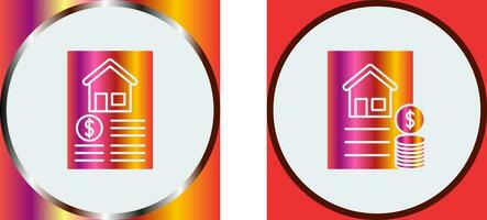 Document and Financial Icon vector