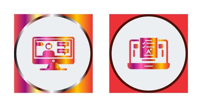 Internet y puntuaciones icono vector