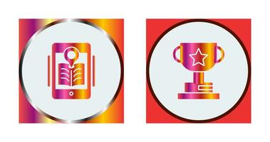 Library and Prize Icon vector