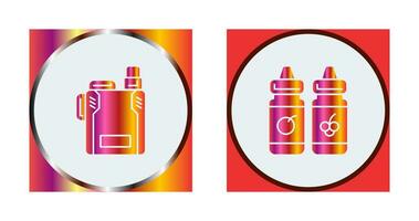 Vape and Vape Liquid Icon vector