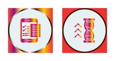 Check List and Quick Response Icon vector