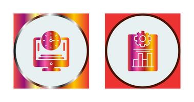 Productivity and Online Time Icon vector