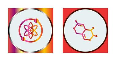 Proton and Molecule Icon vector