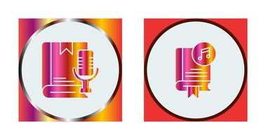 Audiobook and Music Icon vector