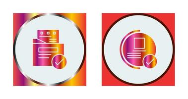 File Protection and Guarantee Icon vector