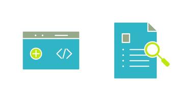 clean code and case study Icon vector