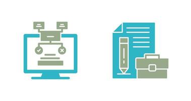 Methodology and Portfolio Icon vector