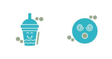 Drink and Dizzy Icon vector