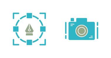 Camera and vector Icon