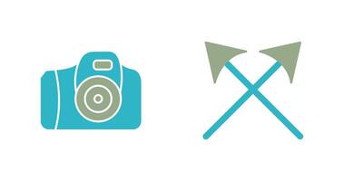 Camera and Arrows Icon vector