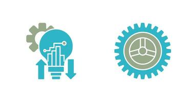 Analysis and Setting Icon vector