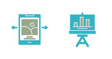 Swipe and Finance Icon vector