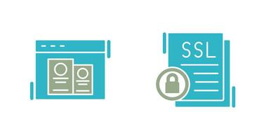User and Protection Icon vector
