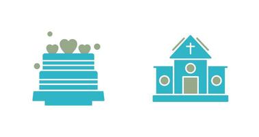 Wedding and Church Icon vector